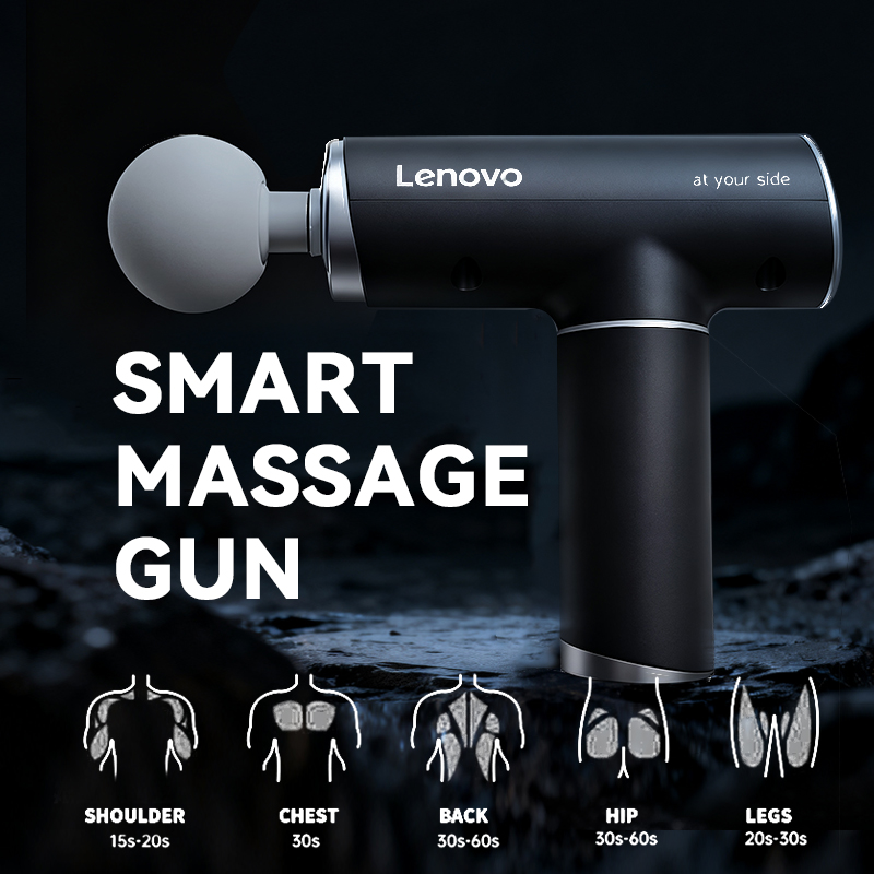 Health Wellness - ปืนนวดกล้ามเนื้อ Lenovo รุ่น N2 นวดลึก บรรเทาอาการปวดกล้ามเนื้อ