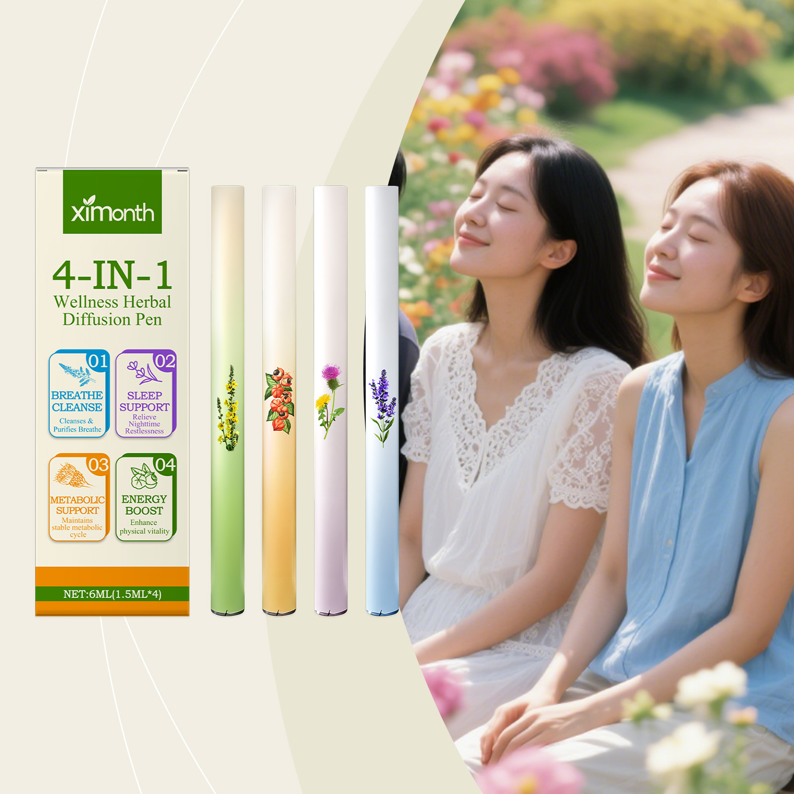 Herbal Wellness For You - แท่งสมุนไพร 4 in 1 ช่วยเพิ่มพลังงาน บำรุงสุขภาพตามธรรมชาติ
