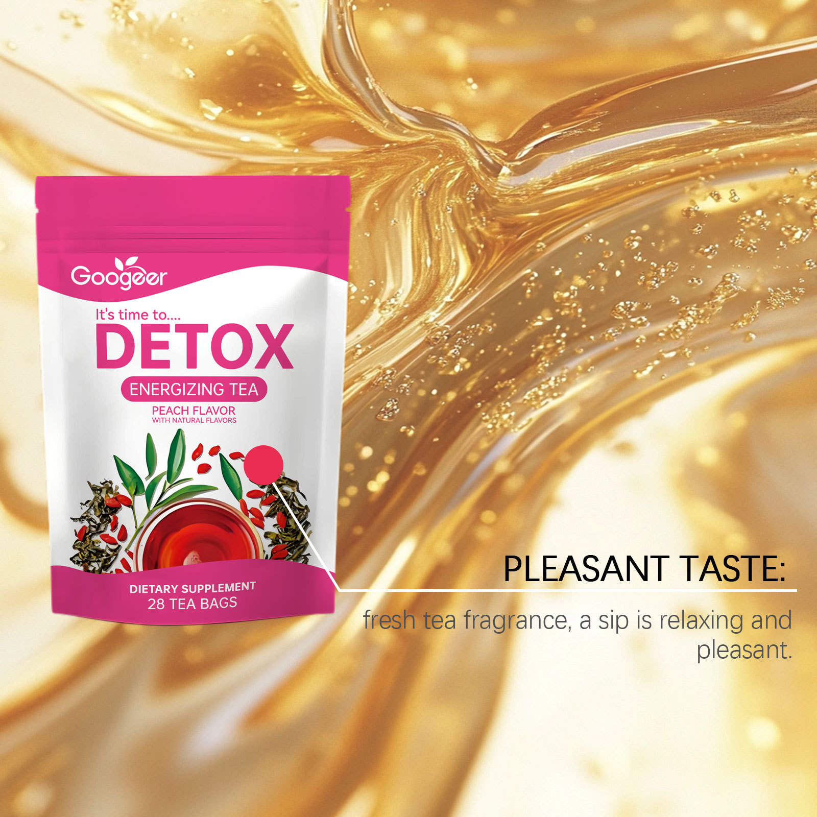 ชาดีท็อกซ์ทำความสะอาดร่างกาย - - Herbal Wellness Tea บทวิจารณ์และราคา
