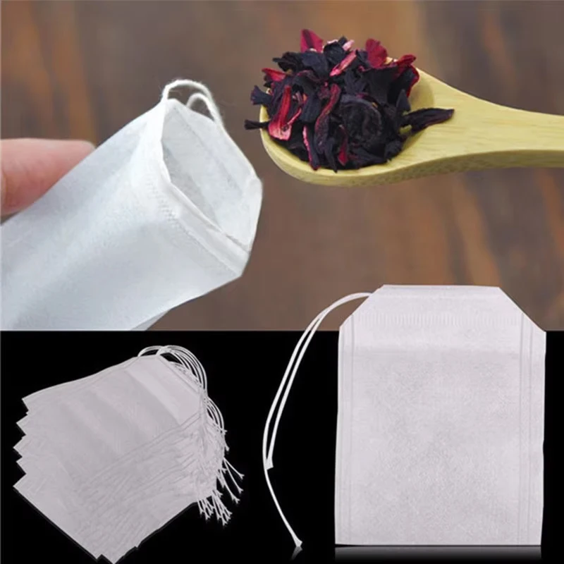 100 ชิ้น Disposable Teabags ผ้ - Herbal Wellness Tea บทวิจารณ์และราคา