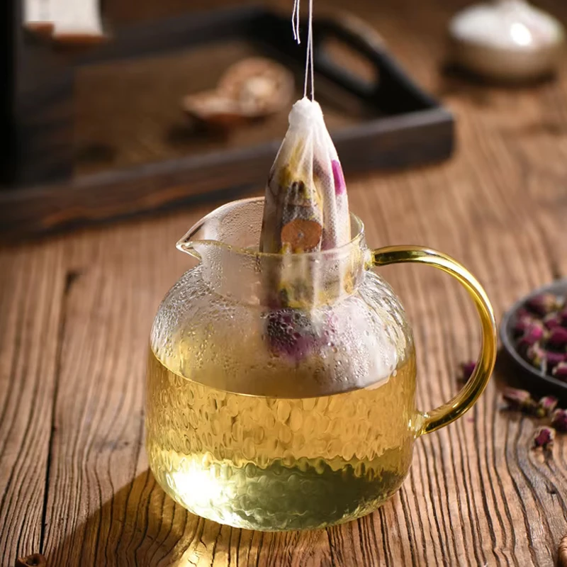 100 ชิ้น Disposable Teabags ผ้ - Herbal Wellness Tea บทวิจารณ์และราคา