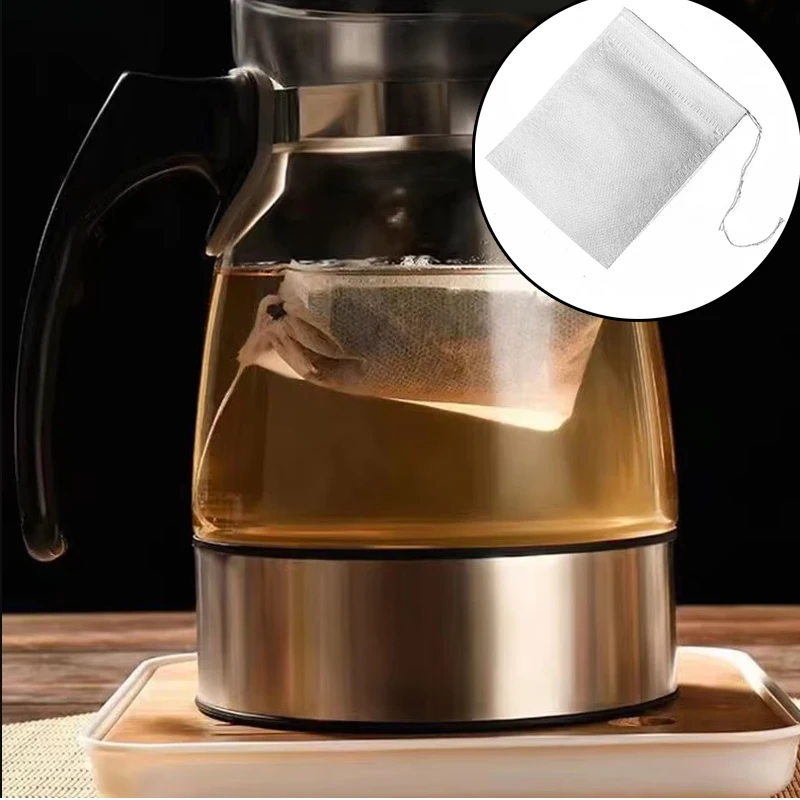 100 ชิ้น Disposable Teabags ผ้ - Herbal Wellness Tea บทวิจารณ์และราคา