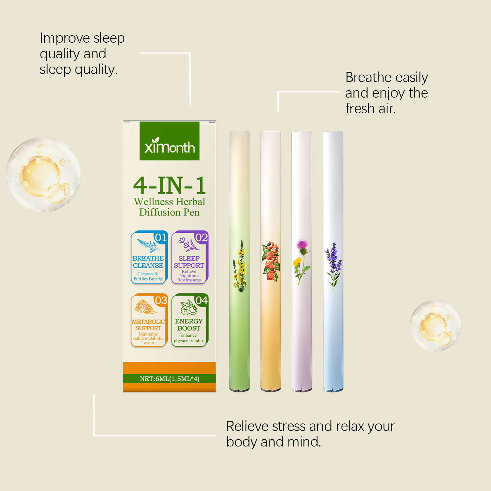 แท่งสมุนไพร 4 in 1 ช่วยเพิ่มพล - Herbal Wellness For You บทวิจารณ์และราคา