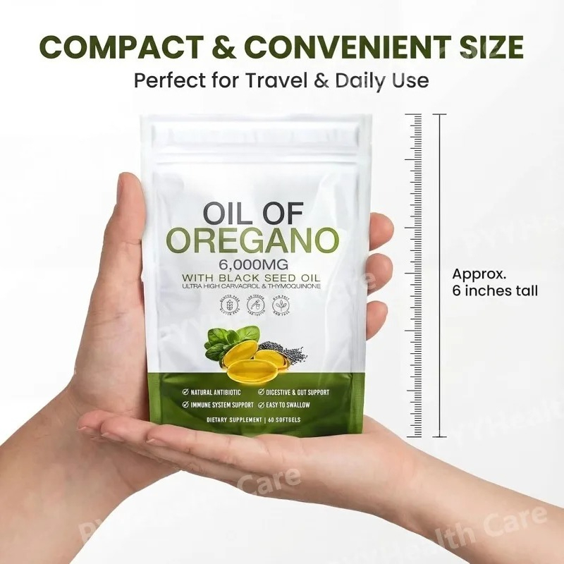 น้ำมันออริกาโนผสมน้ำมันเมล็ดดำ - Herbal Wellness For You บทวิจารณ์และราคา